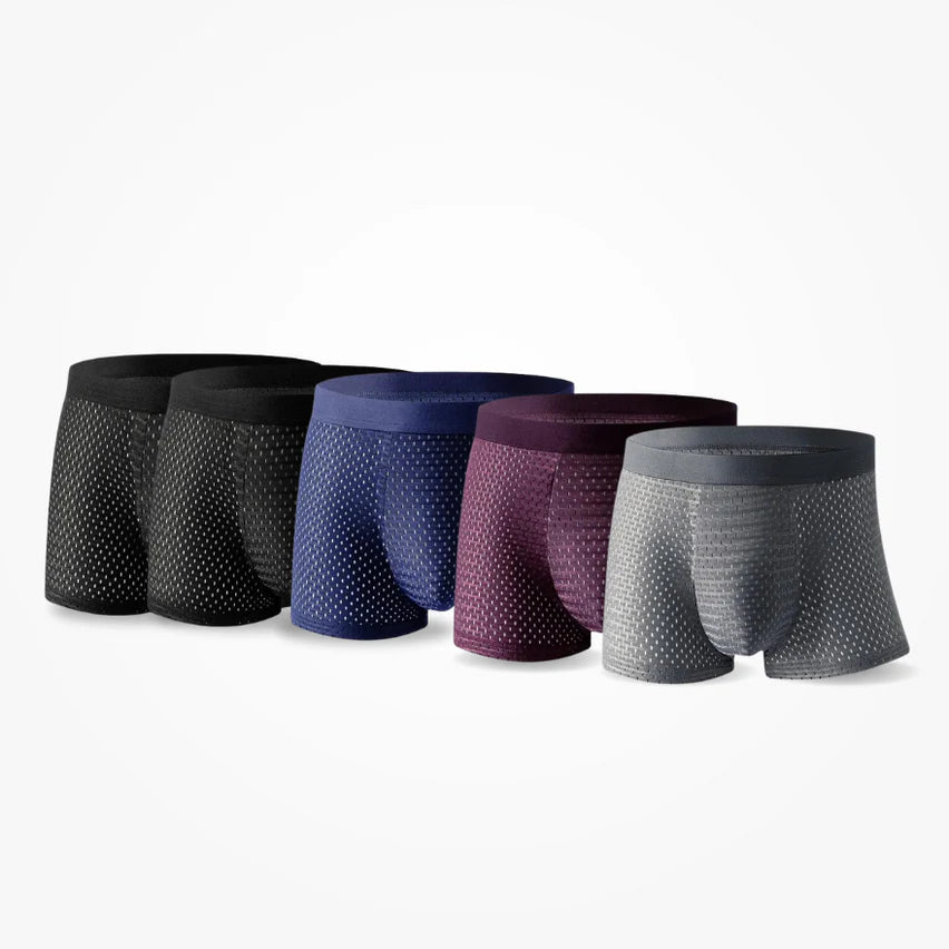 Calzoncillos de fibra de bambú transpirables 5+ 5 de REGALO