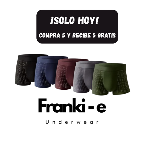 Calzoncillos de fibra de bambú transpirables 5+ 5 de REGALO